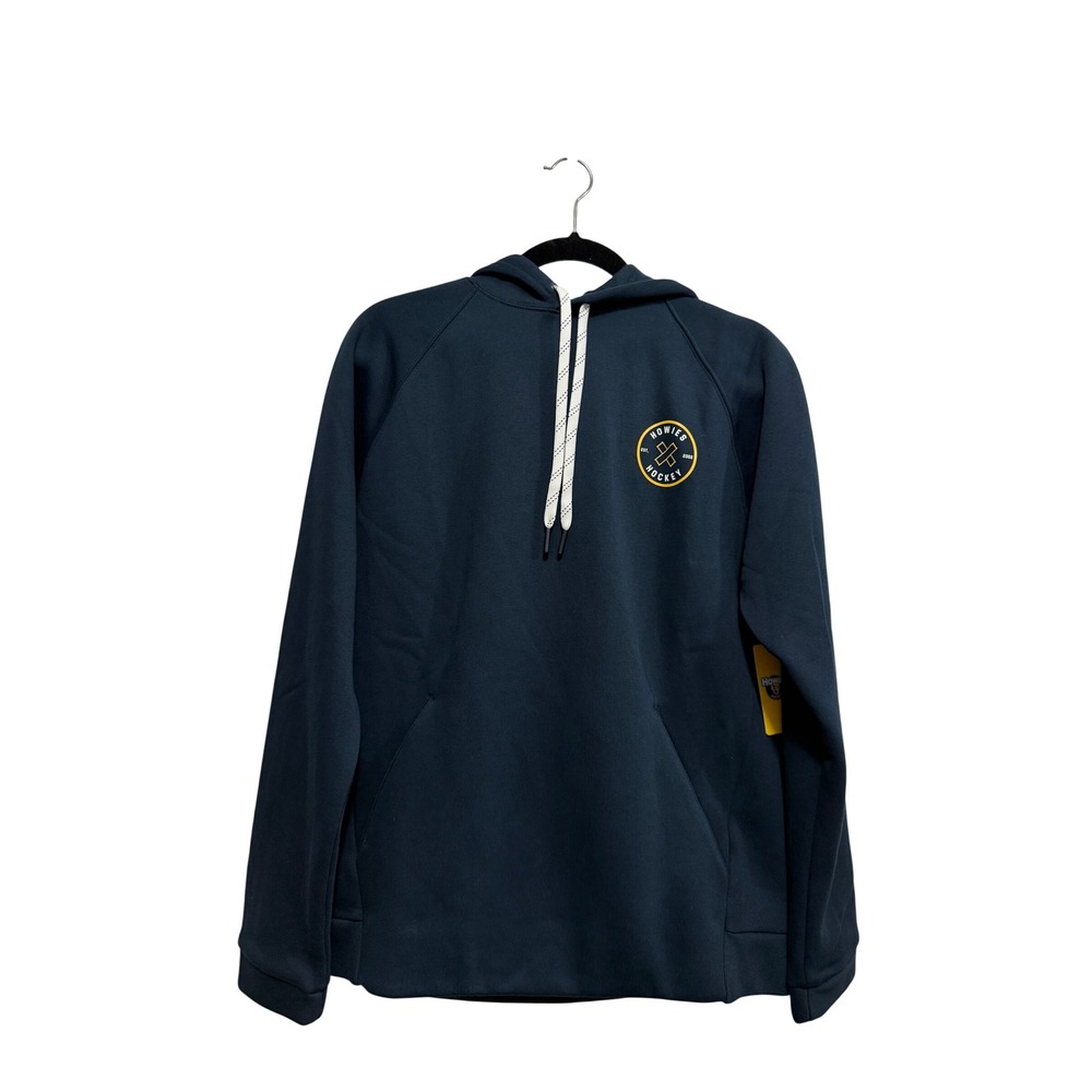 Howies Hockey Mens Navy Blue Fleece Lined Graphic Hoodie Sweatshirt Size M NEW